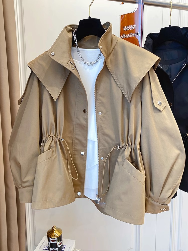 Street Fashion Korean Girl - Giacca Corta Casual a Maniche Lunghe