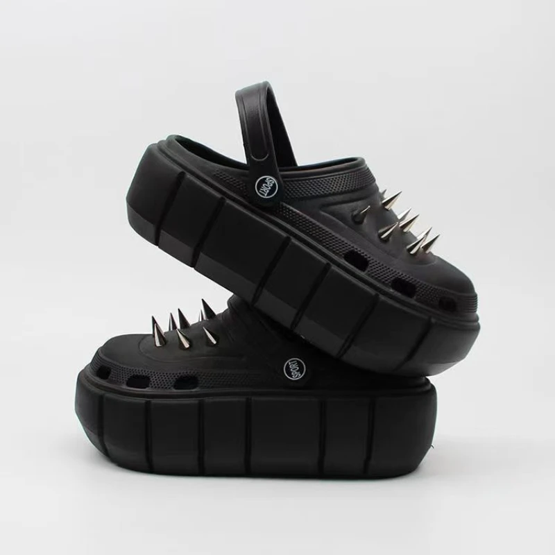 Street Fashion Y2K - Scarpe con foro per rivetti stile