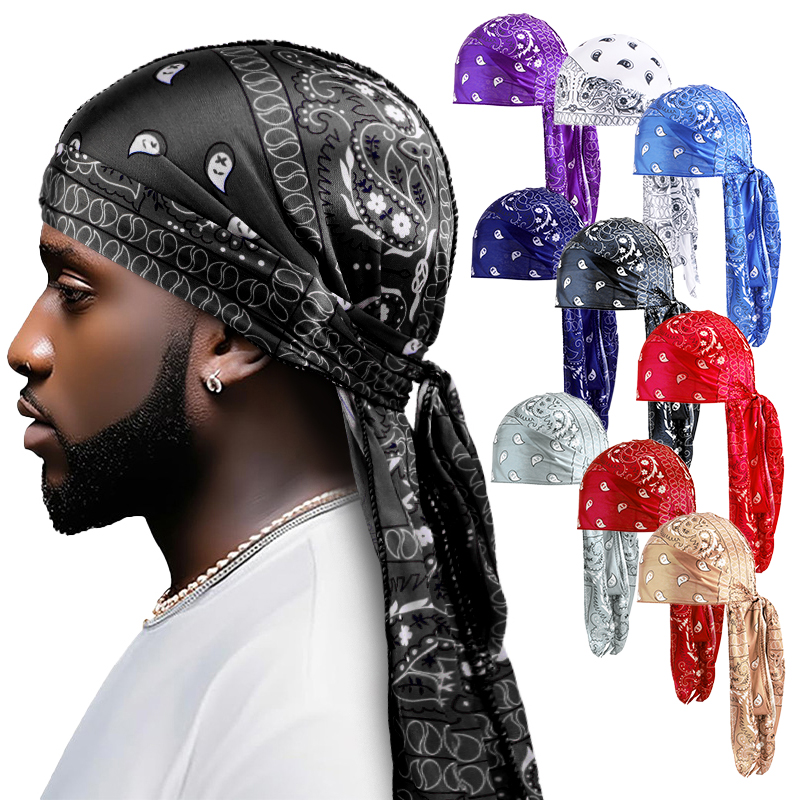 Street Fashion Hijab - Amoeba Stampa Bandane Durag setose Coda