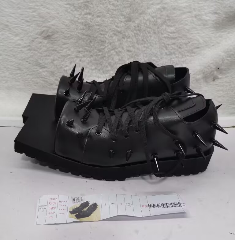 Street Fashion Y2K - Stivali da donna neri in pelle