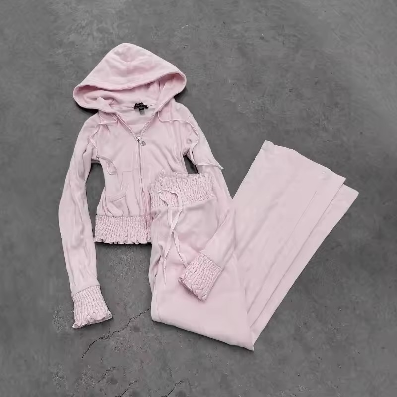 Street Fashion Hoodie - Completo Casual Due Pezzi alla Moda,