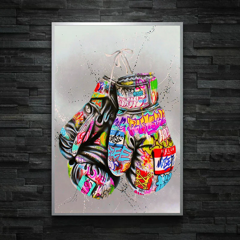 Street Fashion Poster - Moda Wall Art Canvas Painting guantoni