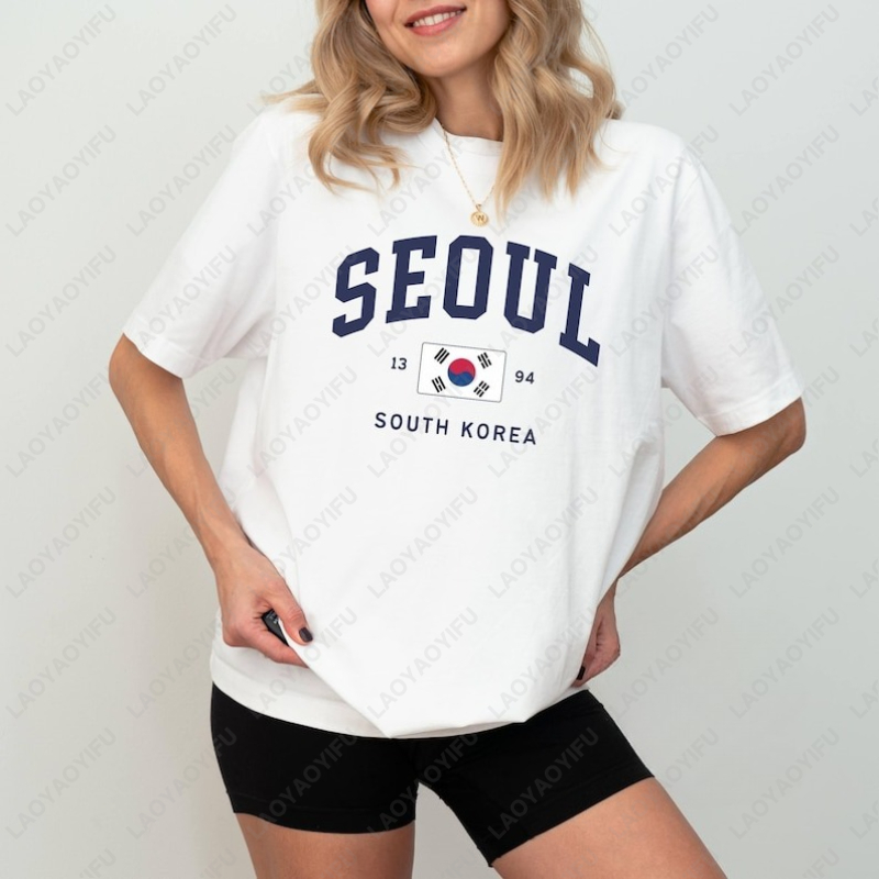 Seoul Bandiera sudcoreana T-sh - Street Fashion Seoul recensione e prezzo
