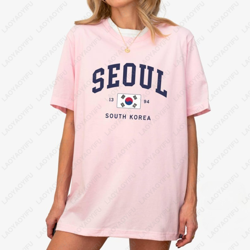 Seoul Bandiera sudcoreana T-sh - Street Fashion Seoul recensione e prezzo