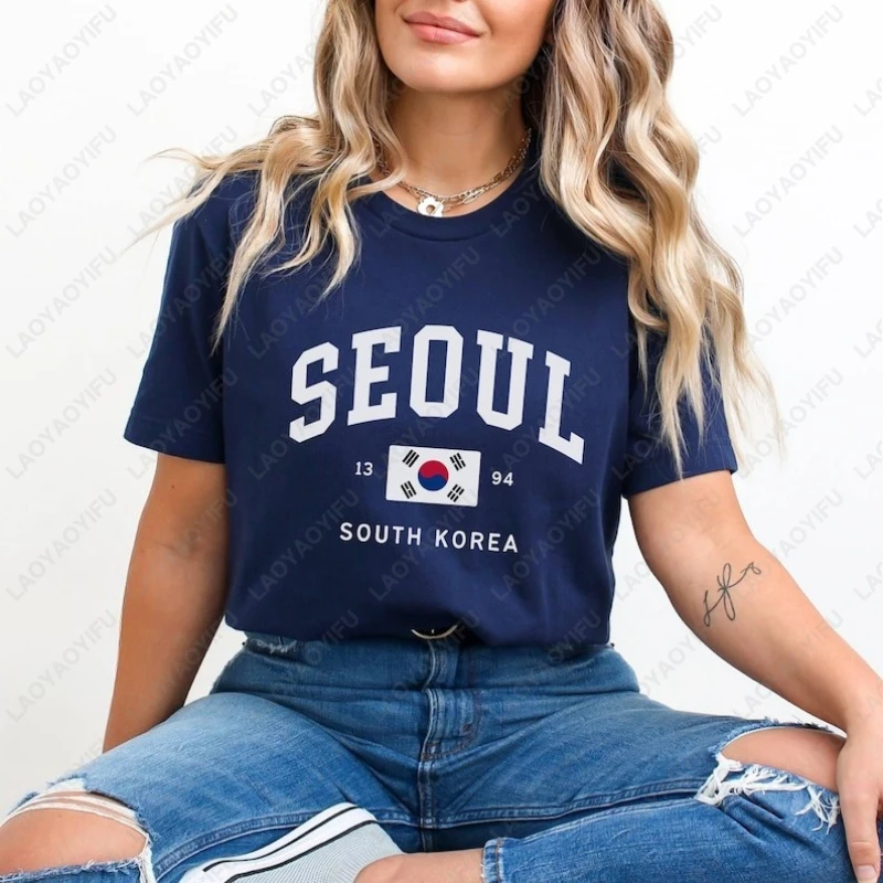 Seoul Bandiera sudcoreana T-sh - Street Fashion Seoul recensione e prezzo