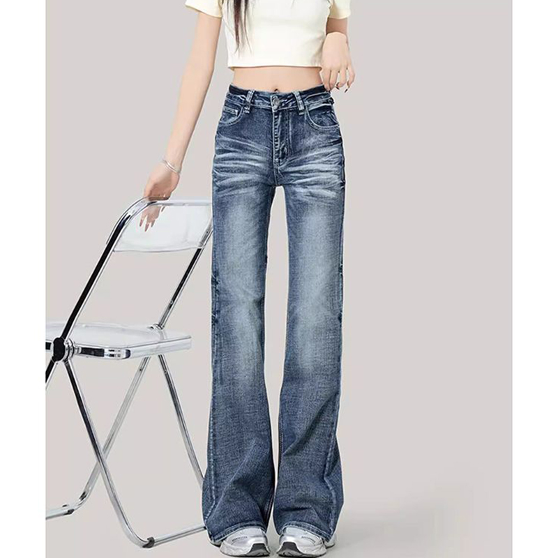 Jeans a Gamba Dritta e Svasata - Street Fashion Korean Girl recensione e prezzo