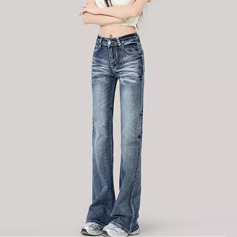 Jeans a Gamba Dritta e Svasata - Street Fashion Korean Girl recensione e prezzo