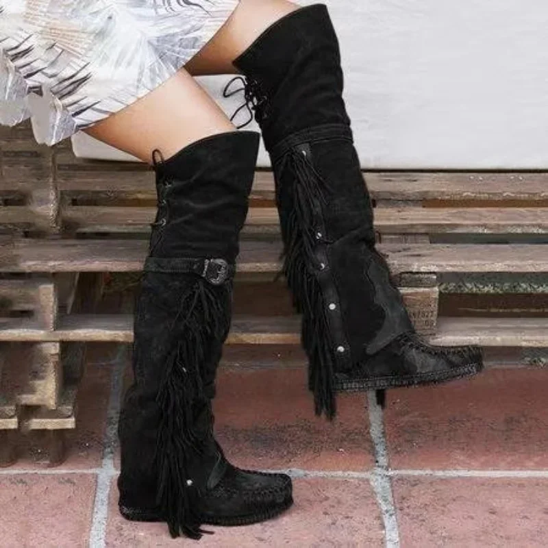 Moda Boemia Stivali da donna a - Street Fashion Girl recensione e prezzo