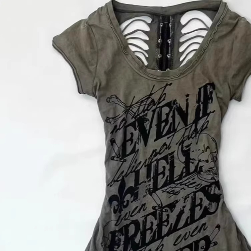 T-shirt da donna Y2K in stile  - Street Fashion Y2K recensione e prezzo