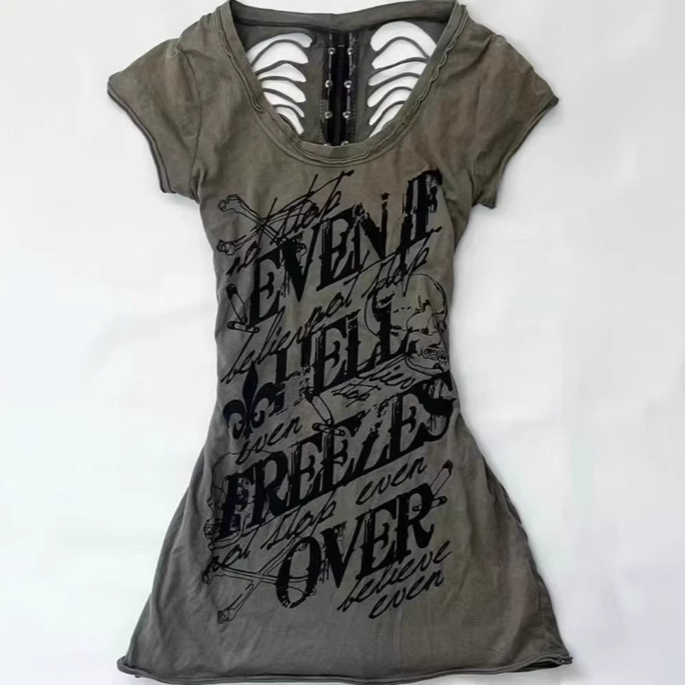 T-shirt da donna Y2K in stile  - Street Fashion Y2K recensione e prezzo