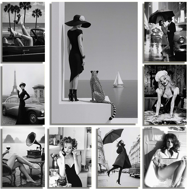 Poster artistico di moda in bi - Street Fashion Poster recensione e prezzo