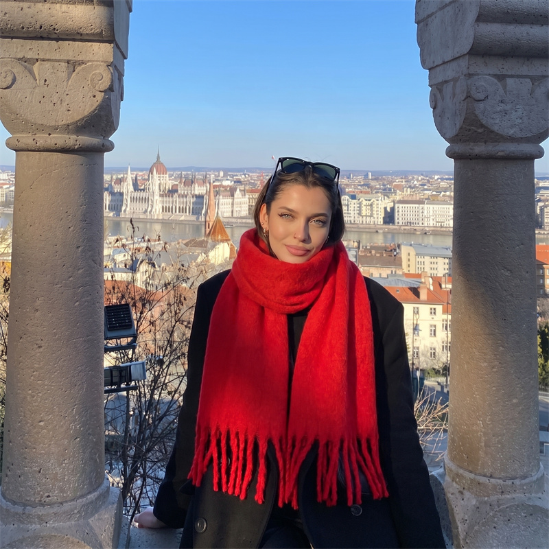 Sciarpa Vintage in Mohair con  - Street Fashion Hijab recensione e prezzo