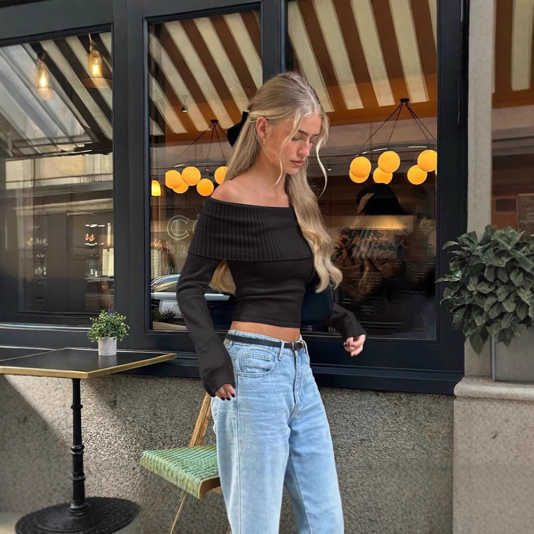 Top a Spalle Scoperte da Donna - Street Fashion Y2K recensione e prezzo
