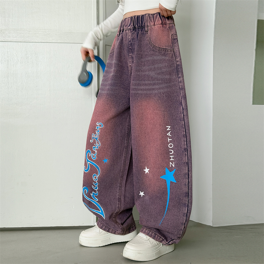 Jeans Larghi Multicolore Stile - Street Fashion Korean Girl recensione e prezzo