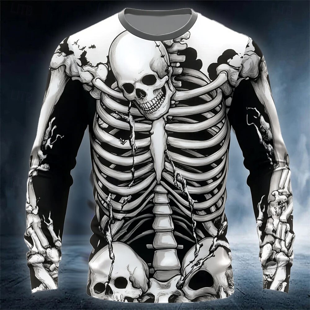 T-shirt da uomo con stampa 3D  - Street Fashion Y2K recensione e prezzo